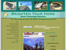 Tablet Screenshot of brightenyourhome.net